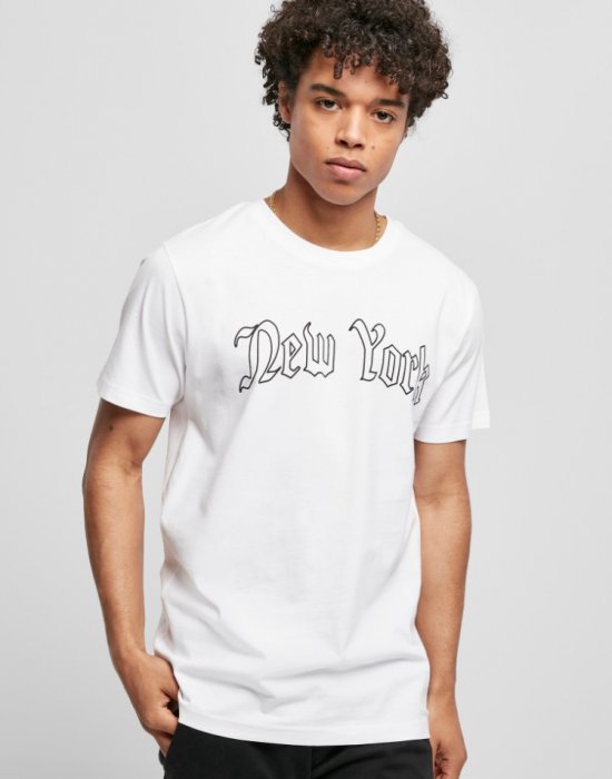 Мъжка тениска в бял цвят Mister Tee New York Wording Tee white, Mister Tee, Тениски - Complex.bg