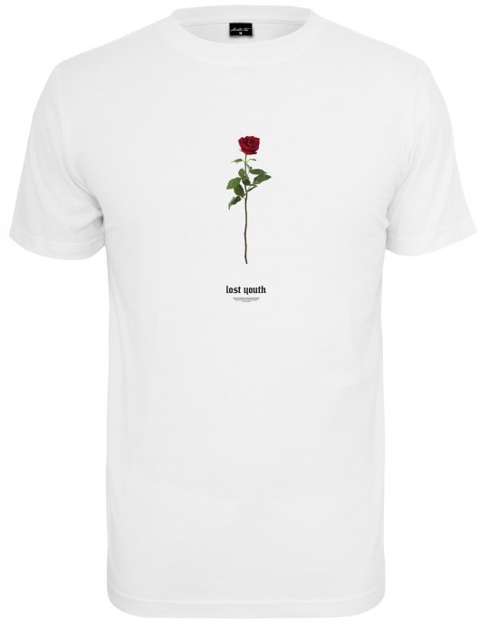 Мъжка тениска в бял цвят Mister Tee Lost Youth Rose Tee white, Mister Tee, Тениски - Complex.bg