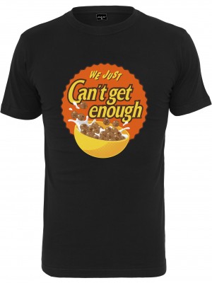 Мъжка тениска в черен цвят Mister Tee Can?t Get Enough Tee black 