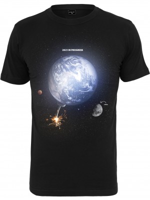 Мъжка тениска в черен цвят Mister Tee Plan B Tee black 