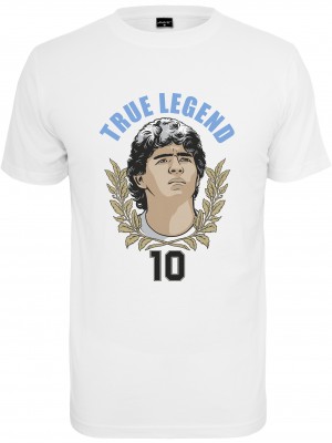 Мъжка тениска в бял цвят Mister Tee True Legends Number 10 Tee white 