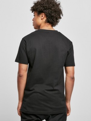 Мъжка тениска в черен цвят Mister Tee Money Mouth Tee black 