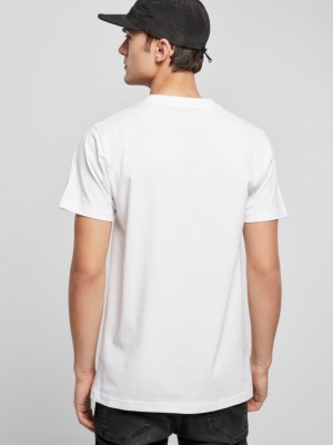 Мъжка тениска в бял цвят Mister Tee I Want To Be Alive Tee white 