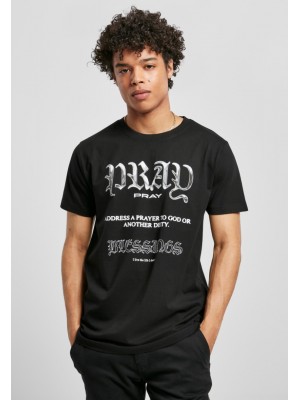 Мъжка тениска в черен цвят Pray Variation Tee black 