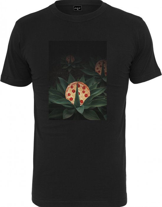 Мъжка тениска в черен цвят Mister Tee Pizza Plant Tee black, Mister Tee, Тениски - Complex.bg