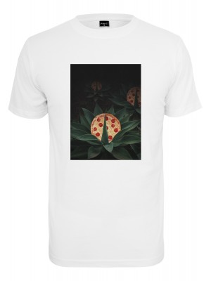 Мъжка тениска в бял цвят Mister Tee Pizza Plant Tee white 