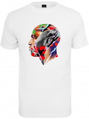 Мъжка тениска в бял цвят Mister Tee Legend Head Tee white 