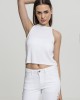 Дамски топ в бял цвят Urban Classics Ladies Rib Turtleneck Cropped Top white, Urban Classics, Топове - Complex.bg