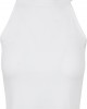 Дамски топ в бял цвят Urban Classics Ladies Rib Turtleneck Cropped Top white, Urban Classics, Топове - Complex.bg