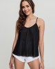 Дамски потник в черен цвят Urban Classics Ladies Jersey Slip Top black, Urban Classics, Топове - Complex.bg