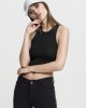 Дамски топ в черен цвят Urban Classics Ladies Cropped Rib Top black, Urban Classics, Топове - Complex.bg