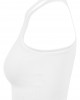 Дамски топ в бял цвят Urban Classics Ladies Cropped Rib Top white, Urban Classics, Топове - Complex.bg