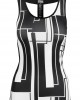 Дамски потник в черно и бяло Urban Classics Ladies Graphic Sports Top black/white, Urban Classics, Топове - Complex.bg