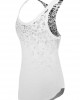 Дамски потник в бял леопардов десен Urban Classics Ladies Long Leo Print Loose Tank wht/blk, Urban Classics, Топове - Complex.bg