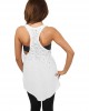 Дамски потник в бял леопардов десен Urban Classics Ladies Long Leo Print Loose Tank wht/blk, Urban Classics, Топове - Complex.bg