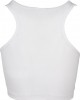 Дамски топ в бял цвят Urban Classics Ladies Rib Cropped Top white, Urban Classics, Топове - Complex.bg