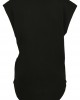 Дамска тениска в черен цвят Urban Classics Ladies Basic Shaped Tee black, Urban Classics, Тениски - Complex.bg