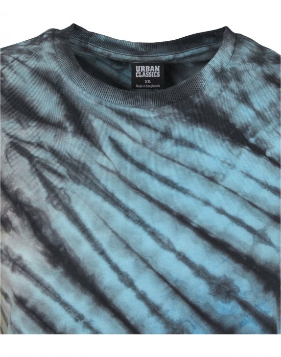 Дамска тениска Urban Classics Ladies Tie Dye Boyfriend Tee black, Urban Classics, Тениски - Complex.bg