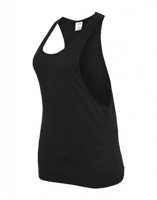 Дамски потник в черен цвят Urban Classics Ladies Loose Tank black, Urban Classics, Топове - Complex.bg