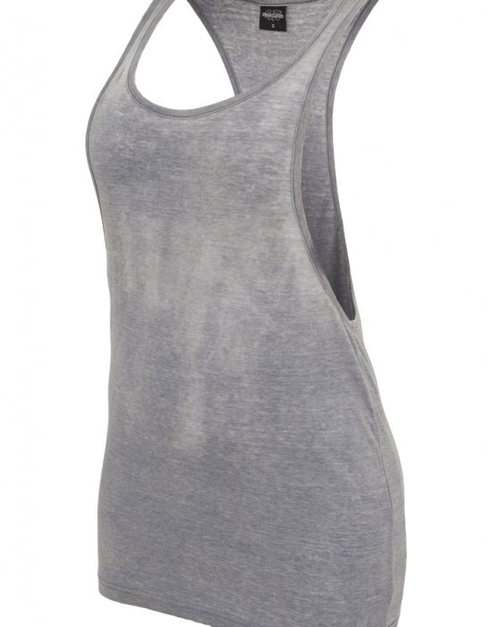 Дамски потник в син цвят Urban Classics Ladies Loose Burnout Tank denimblue, Urban Classics, Топове - Complex.bg