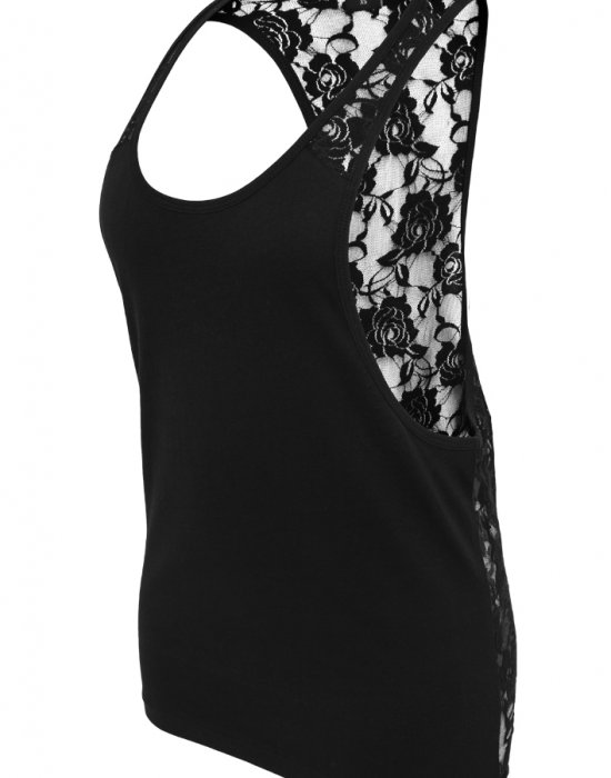 Купи Дамски потник в черен цвят Urban Classics Ladies Flower Laces Loose Tank black, Urban Classics, Топове онлайн - Complex.bg Дамски потник в черен цвят Urban Classics Ladies Flower Laces Loose Tank black, Urban Classics, Топове - Complex.bg