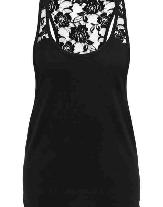 Купи Дамски потник в черен цвят Urban Classics Ladies Flower Laces Loose Tank black, Urban Classics, Топове онлайн - Complex.bg Дамски потник в черен цвят Urban Classics Ladies Flower Laces Loose Tank black, Urban Classics, Топове - Complex.bg