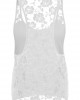 Дамски потник в бял цвят Urban Classics Ladies Flower Laces Loose Tank white, Urban Classics, Топове - Complex.bg