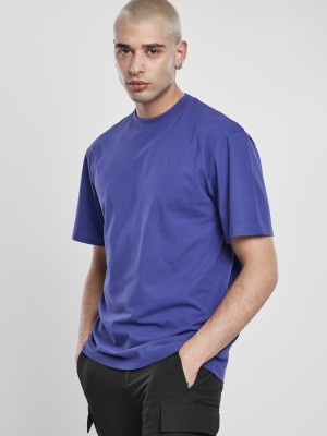 Мъжка тениска в синьо лилаво Urban Classics Tall Tee 