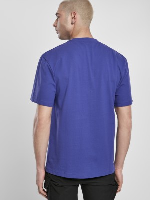 Мъжка тениска в синьо лилаво Urban Classics Tall Tee 