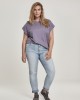 Дамска тениска в лилав цвят Urban Classics Ladies Extended Shoulder Tee dustypurple, Urban Classics, Тениски - Complex.bg