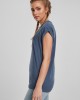 Дамска тениска в син цвят Urban Classics Ladies Extended Shoulder Tee vintageblue, Urban Classics, Тениски - Complex.bg