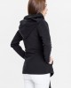 Дамска жилетка с качулка в черен цвят Urban Classics  Ladies Hooded Sweat Cardigan black, Urban Classics, Жилетки - Complex.bg