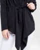 Дамска жилетка с качулка в черен цвят Urban Classics  Ladies Hooded Sweat Cardigan black, Urban Classics, Жилетки - Complex.bg