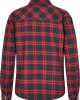 Дамска карирана риза в тъмносиньо и червено Urban Classics Ladies Oversized Overshirt midnightnavy/red, Urban Classics, Жилетки - Complex.bg