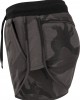 Дамски къси панталони в черен камуфлаж Urban Classics Ladies Camo Hotpants dark camo/blk, Urban Classics, Къси панталони - Complex.bg