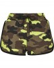 Дамски къси панталони в жълт камуфлаж Urban Classics Ladies Printed Camo Hot Pants frozenyellow camo, Urban Classics, Къси панталони - Complex.bg