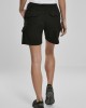 Дамски къси карго панталони в черен цвят Urban Classics Ladies High Waist Cargo Shorts black, Urban Classics, Къси панталони - Complex.bg