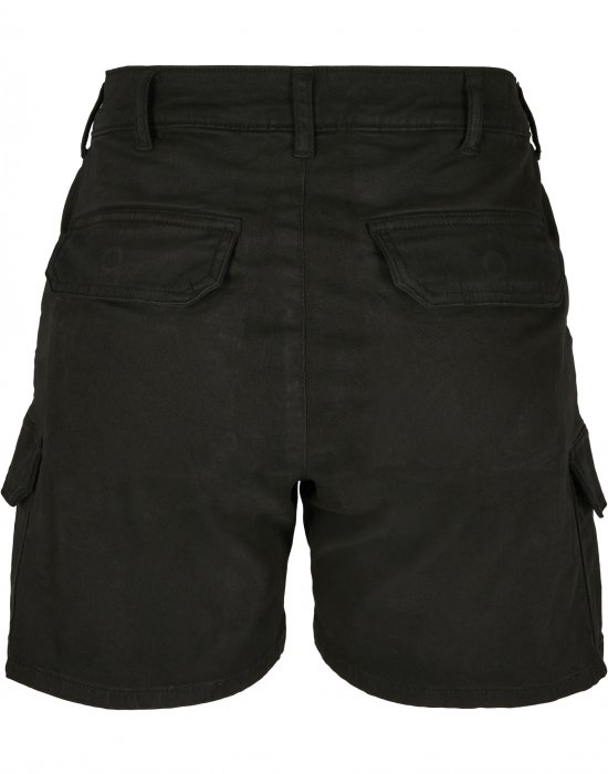 Дамски къси карго панталони в черен цвят Urban Classics Ladies High Waist Cargo Shorts black, Urban Classics, Къси панталони - Complex.bg