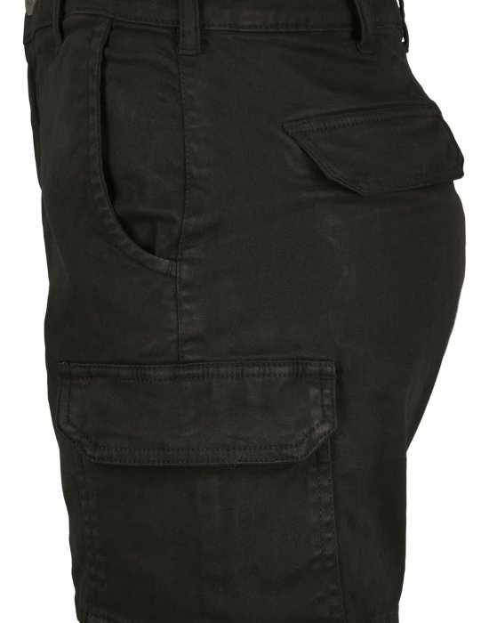 Дамски къси карго панталони в черен цвят Urban Classics Ladies High Waist Cargo Shorts black, Urban Classics, Къси панталони - Complex.bg