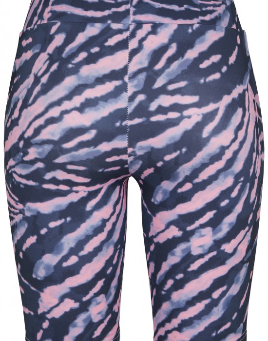 Дамски къс клин Urban Classics Ladies Tie Dye Cycling Shorts darkshadow/pink, Urban Classics, Клинове - Complex.bg