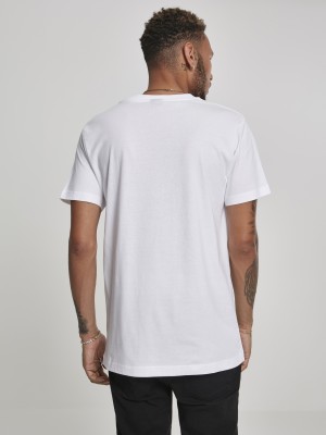 Мъжка тениска Mister Tee Cashcounter в бял цвят