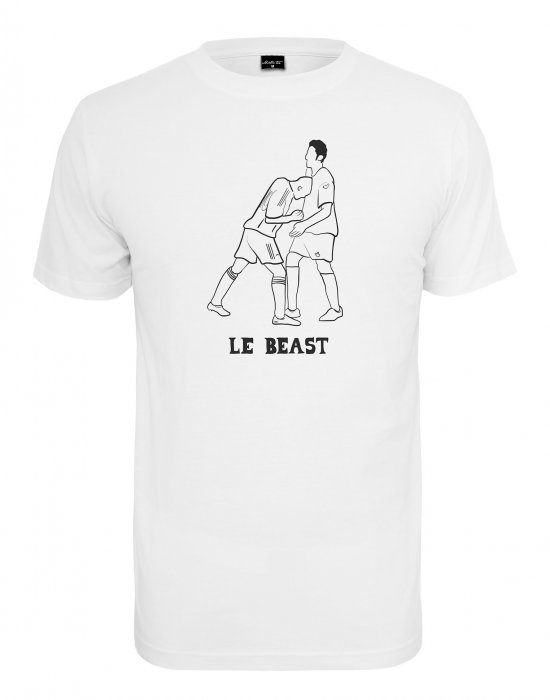 Мъжка тениска Mister Tee Le Beast в бял цвят, Mister Tee, Тениски - Complex.bg