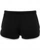 Дамски къси панталони в черен цвят Urban Classics  Ladies French Terry Hotpants blk/wht, Urban Classics, Къси панталони - Complex.bg