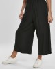 Дамски панталон в черно Urban Classics Ladies Wide Viscose Culotte, Urban Classics, Панталони - Complex.bg