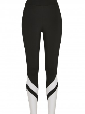 Дамски клин в черно Urban Classics Ladies Arrow High Waist Leggings