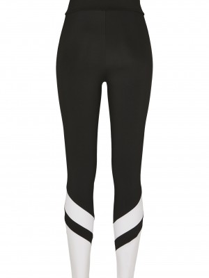Дамски клин в черно Urban Classics Ladies Arrow High Waist Leggings