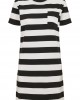 Дамска рокля в черно и бяло Urban Classics Ladies Stripe Boxy Tee Dress, Urban Classics, Рокли - Complex.bg