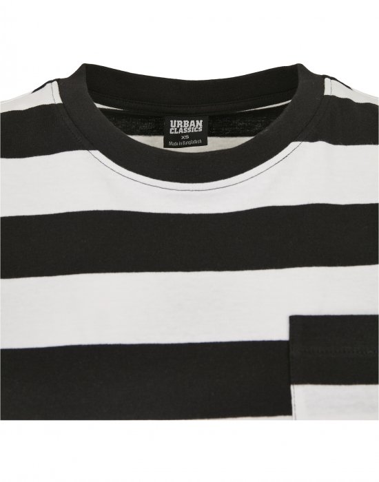 Дамска рокля в черно и бяло Urban Classics Ladies Stripe Boxy Tee Dress, Urban Classics, Рокли - Complex.bg