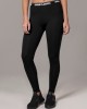 Дамски клин в черен цвят Urban Classics Ladies Logo Leggings black, Urban Classics, Клинове - Complex.bg