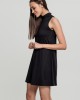 Дамска мини рокля в черен цвят Urban Classics Ladies A-Line Turtleneck Dress black, Urban Classics, Рокли - Complex.bg